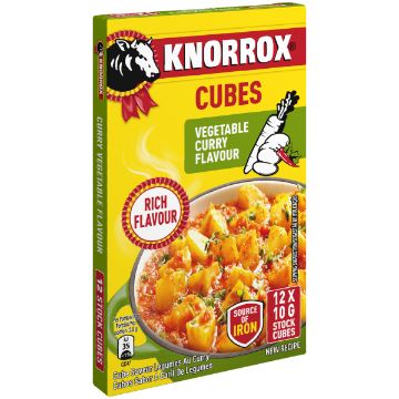 KNORROX STOCK CUBES STOCK CUBE CURRY VEG