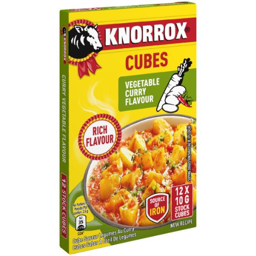 KNORROX STOCK CUBES STOCK CUBE CURRY VEG