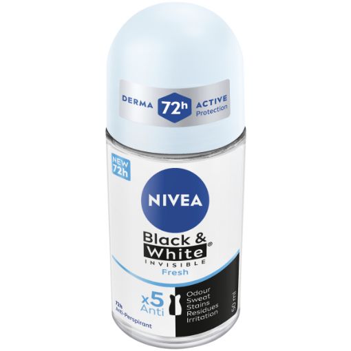 NIVEA BLACK&WHITE ROLL ON FEMALE 50ML