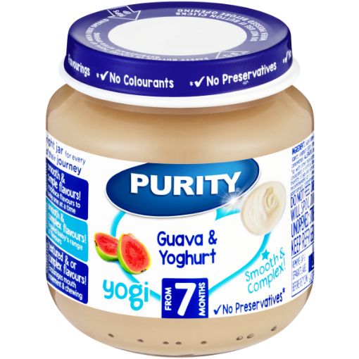 PURITY 2ND FOOD GUAVAS&YOGHURT 125ML