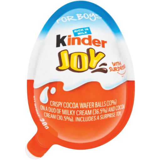 KINDER CHOCOLATE JOY CHOC EGG T1 BOY 20G