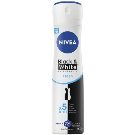 NIVEA BLACK&WHITE DEOD PURE FEMALE 150ML