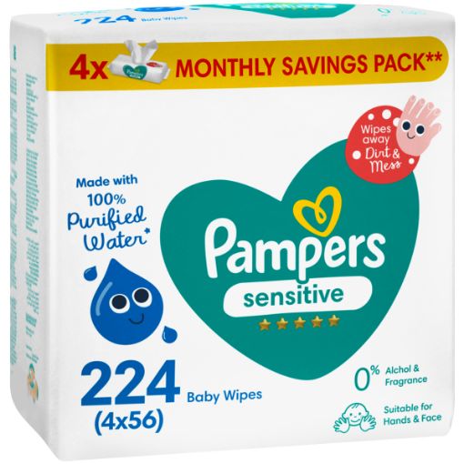 PAMPERS BABY WIPES SENSITIVE