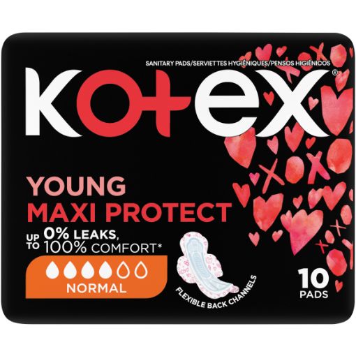 KOTEX PADS MAXI YOUNG NORMAL