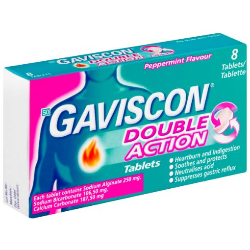 GAVISCON DOUBLE ACTION TABLETS