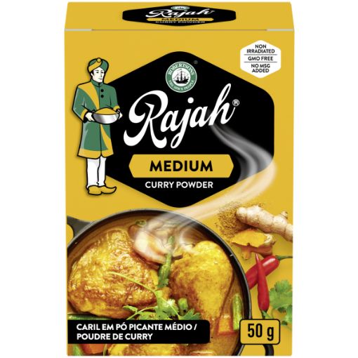 ROBERTSONS RAJAH CURRY POWDER MED 50G
