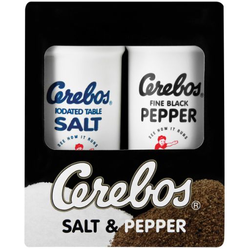 CEREBOS SPICE SALT AND PEPPER 175G