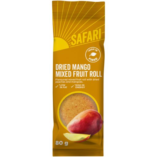 SAFARI FRUIT ROLL MANGO 80G