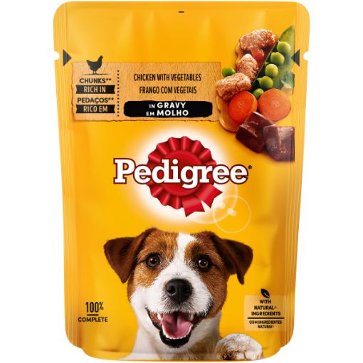 PEDIGREE D/FOOD CHIC&VEG IN GRAVY 100G