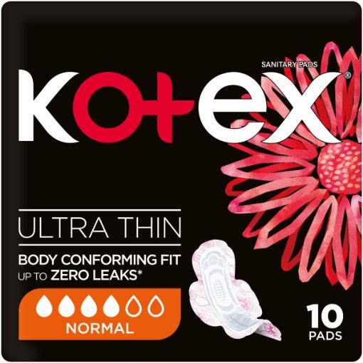 KOTEX PADS ULTA THIN  BLCK NRM+WINGS