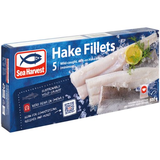 SEA HARVEST HAKE FILLETS PRIME 800G