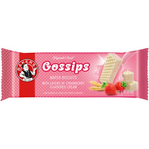 BAKERS GOSSIPS STRAWBERRY 100G