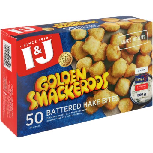 I&J GOLDEN SMACKEROOS 800G