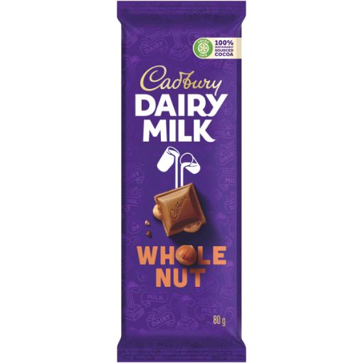 CADBURY SLAB WHOLE NUT 80G