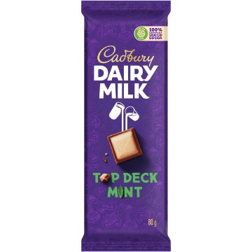 CADBURY SLAB TOP DECK WITH MINT 80G