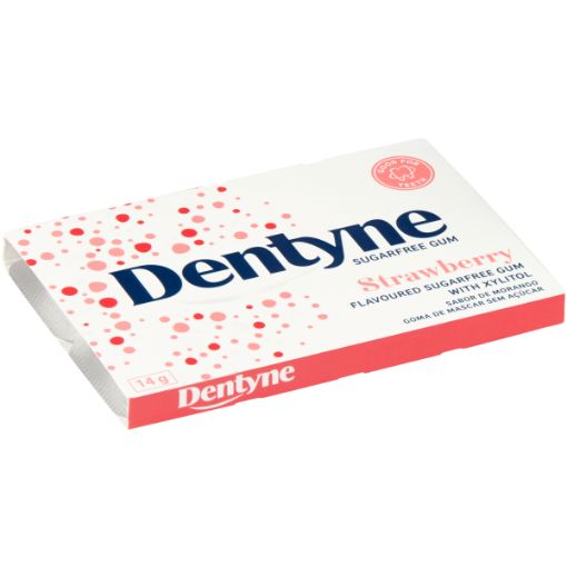 DENTYNE BUBBLE GUM GUM S/F STRAWBERRY
