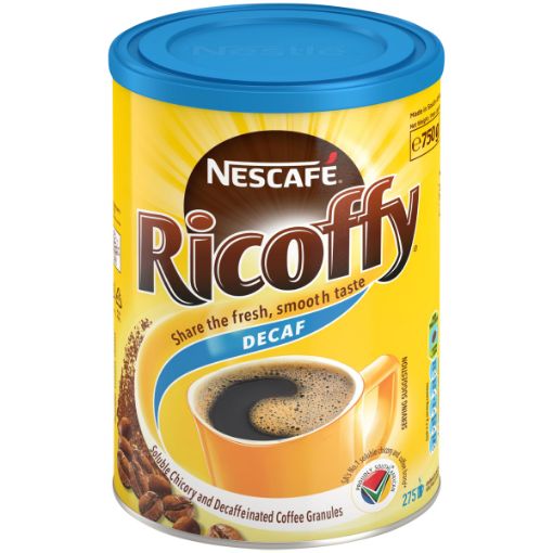 NESCAFE RICOFFY CAF/FREE TIN 750G