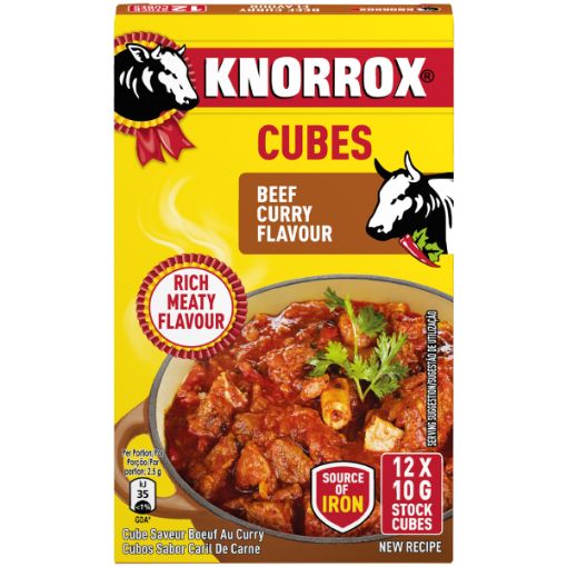 KNORROX STOCK CUBES STCK CUBES BEEF CURRY