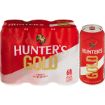 HUNTERS GOLD CAN 440ML x 6