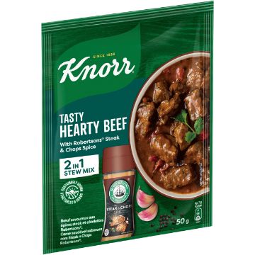 KNORR TASTY STEW MIX BEEF 50G