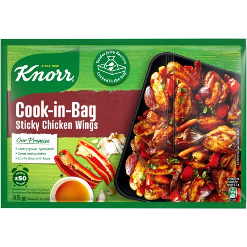 KNORR SPICE COOK COOK IN BAG STCKY CHICK WING 35G