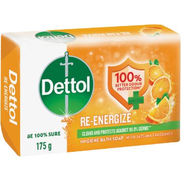 DETTOL BATH SOAP RE-ENERGIZER 175G