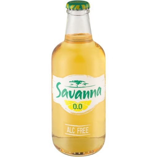 SAVANNA LEMON ALC FREE 330ML NRB