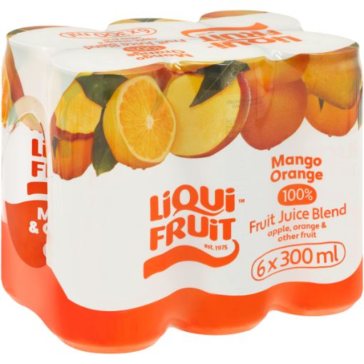 LIQUI-FRUIT L/L MANGO ORANGE 300ML x 6