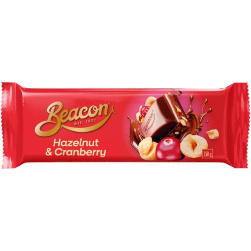 BEACON M/CHOC SLAB HNUT&CBRY 150G