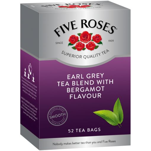 FIVE ROSES TAGLESS T/BAG EARL GREY
