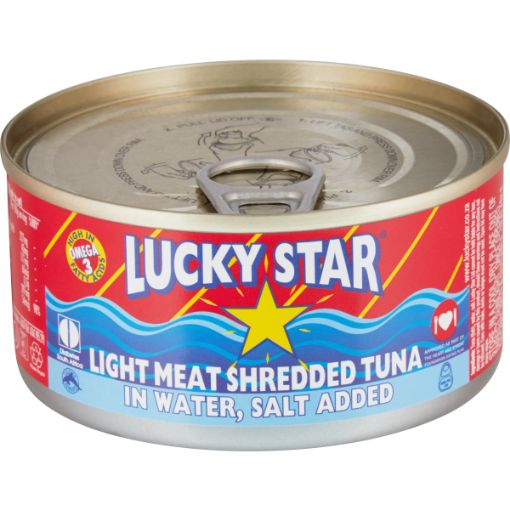 LUCKY STAR SHREDDED TUNA IN WATER 170G