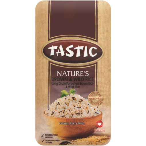 TASTIC FLAVOURED RICE NATURES BROWN&WILD RICE