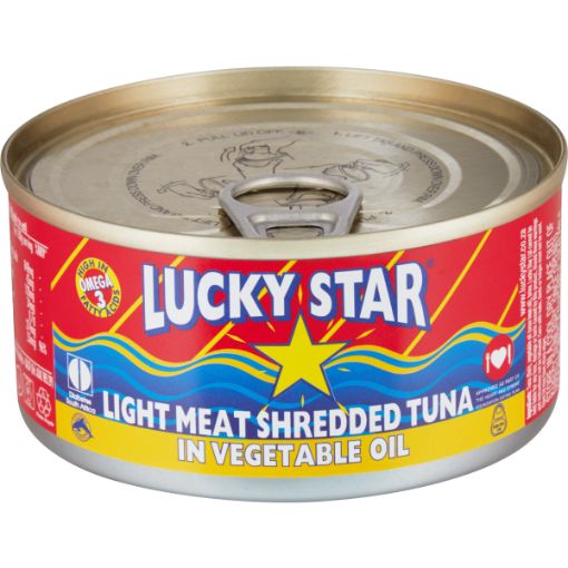 LUCKY STAR SHREDDED TUNA VEG OIL 170G