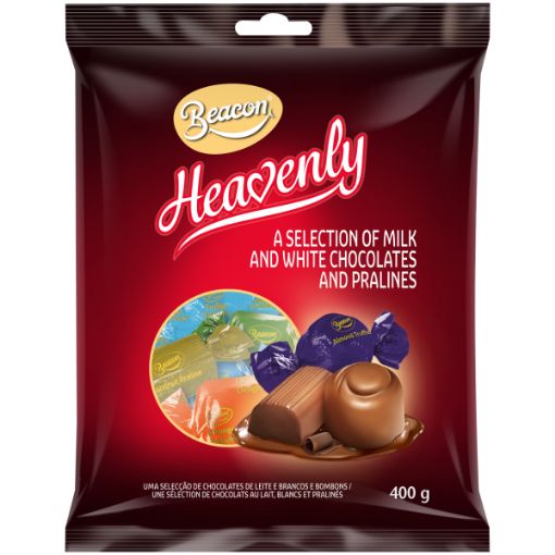 BEACON HEAVENLY CHOC&PRALINE SELEC 400G x 6