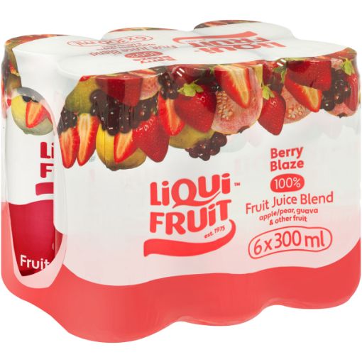 LIQUI-FRUIT L/L BERRY BLAZE 300ML x 6