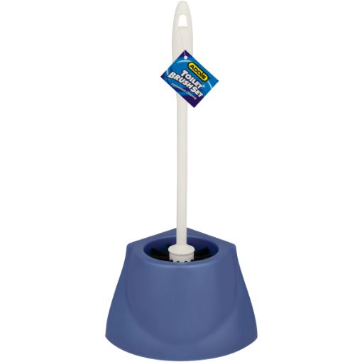 ADDIS BRUSH SET TOILET BLUE