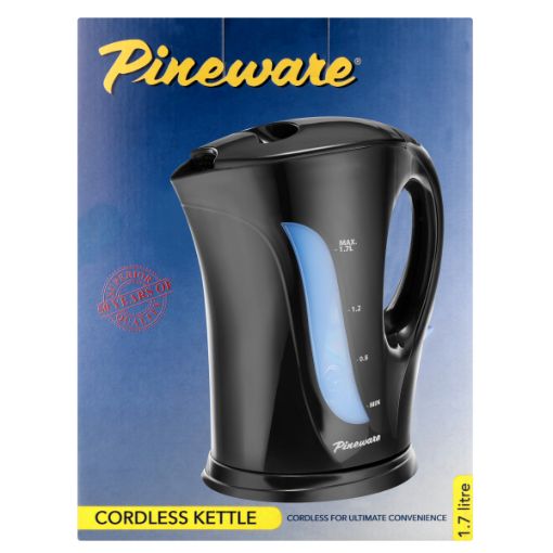 PINEWARE KETTLE PCPK03 BLACK CORDLESS