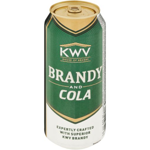 KWV BRANDY & COLA CAN 440ML