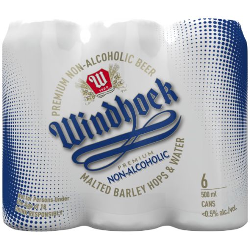 WINDHOEK NON ALCOHOLIC 500ML x 6