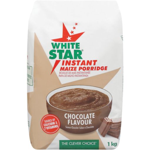 WHITE STAR INSTANT PORRIDGE INST MAIZE PORRIDGE CHOC