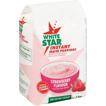 WHITE STAR INSTANT PORRIDGE INST MAIZE PORRIDGE STRAW