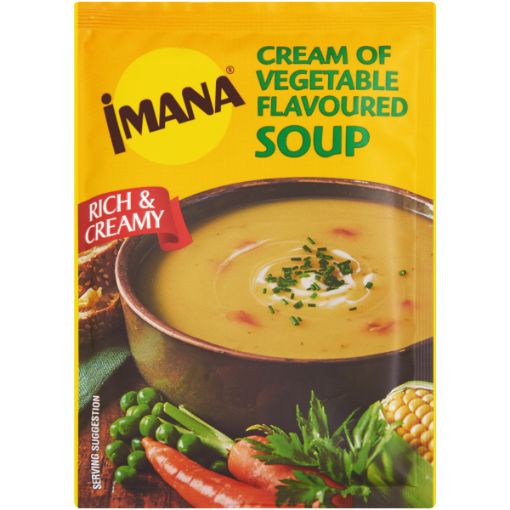 IMANA PACKET SOUP CREAM OF VEG 50G
