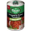 RHODES CHOPPED PEELED TOM W HERBS 410G