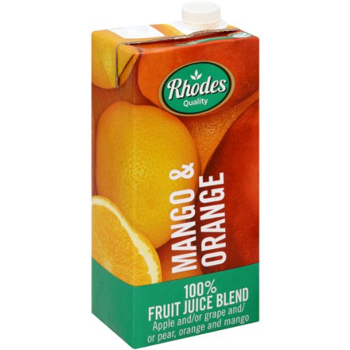 RHODES FRUIT JUICE 100%  MANGO&ORANGE