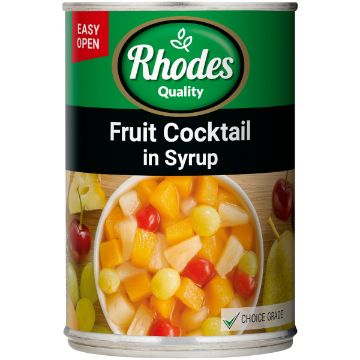 RHODES FRUIT COCKTAIL IN SYRUP 410G