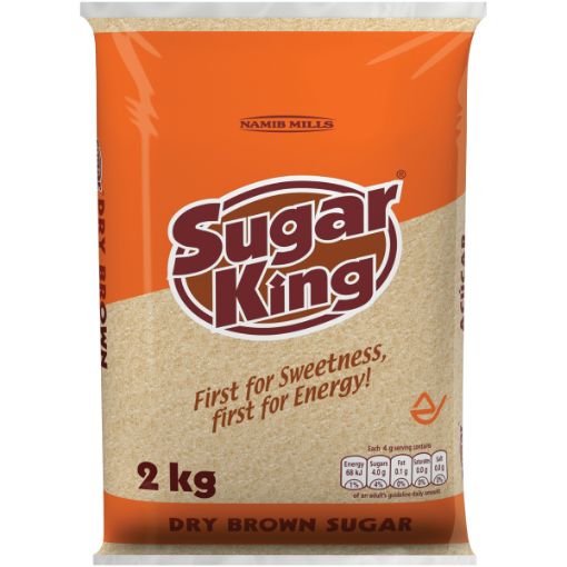 SUGAR KING SUGAR DRY BROWN 2KG