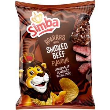 SIMBA CHIPS SMOKED BEEF 36G
