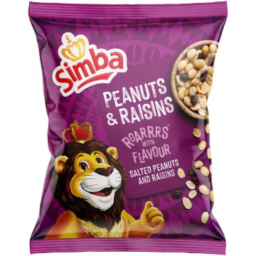 SIMBA PEANUTS+RAISINS 450G