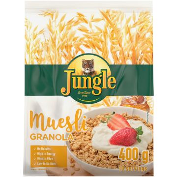 JUNGLE MUESLI GRANOLA 400G