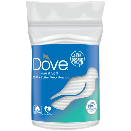 DOVE COTTON WOOL ROUNDS
